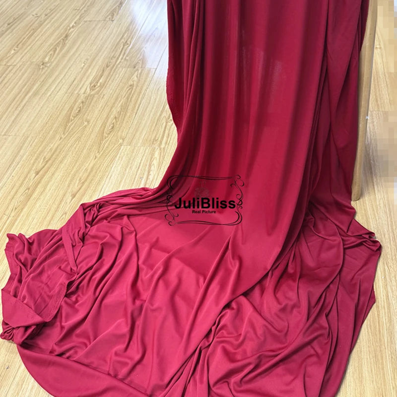 Tissu jersey extensible tricoté, bon drapé pour la décoration de mariage, les toiles de fond de fête, les rideaux, les arrière-plans de photographie, largeur 170 cm