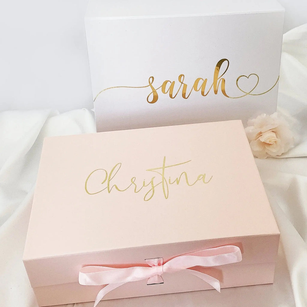 Coffret Cadeau Demoiselle d'honneur Personnalisé Boîte Cadeau Témoin de Mariage Personnalisée Avec Prénom Coffret Cadeau Pour Anniversaire Noël