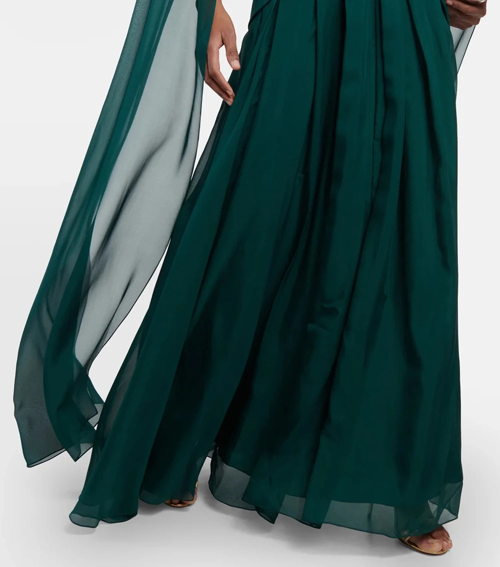 Robes de mère de la mariée sur mesure pour les nouvelles arrivées, bleu sarcelle 2025, avec décolleté rond et manches cape