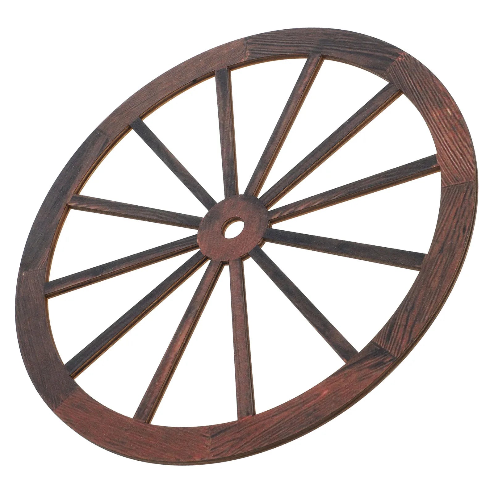 Décoration murale Chariot en bois Décoration murale Roue de chariot vintage rustique Décoration murale Jardin Bureau Salon