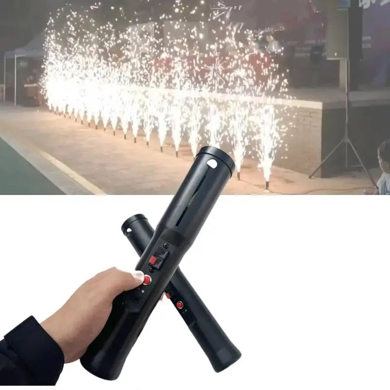 〔YY32〕Machine à feux d'artifice avec contrôleur portable, fontaine froide, machine à étincelles, pour fête, bar, mariage, performance