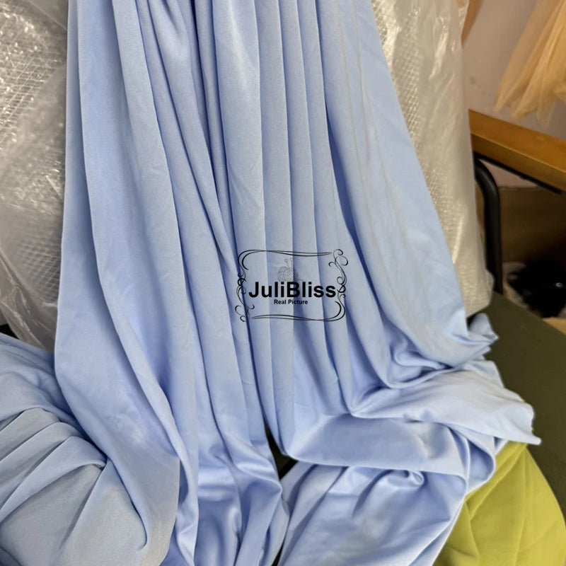 Tissu jersey extensible tricoté, bon drapé pour la décoration de mariage, les toiles de fond de fête, les rideaux, les arrière-plans de photographie, largeur 170 cm