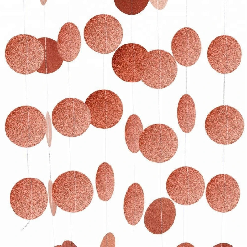 Guirlande en papier pailleté 4M doré champagne Joyeux Anniversaire pour enfant 1 an fille garçon adulte or rose décoration de mariage