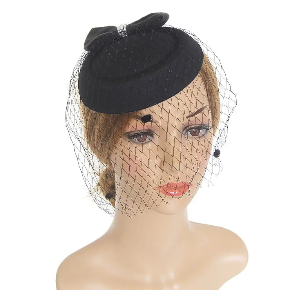 Accessoires Cheveux Serre-têtes Fascinateurs Chapeaux de Mariage Élégants Nœud Feutre Bandeau Pince à Cheveux Fascinateur Chapeau Haut de Forme Mariée