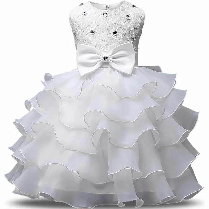 Robe de demoiselle d'honneur pour mariage, pour bébé fille de 2 à 8 ans, tenues d'anniversaire, robes de première communion pour enfants, tenues de fête pour petites filles