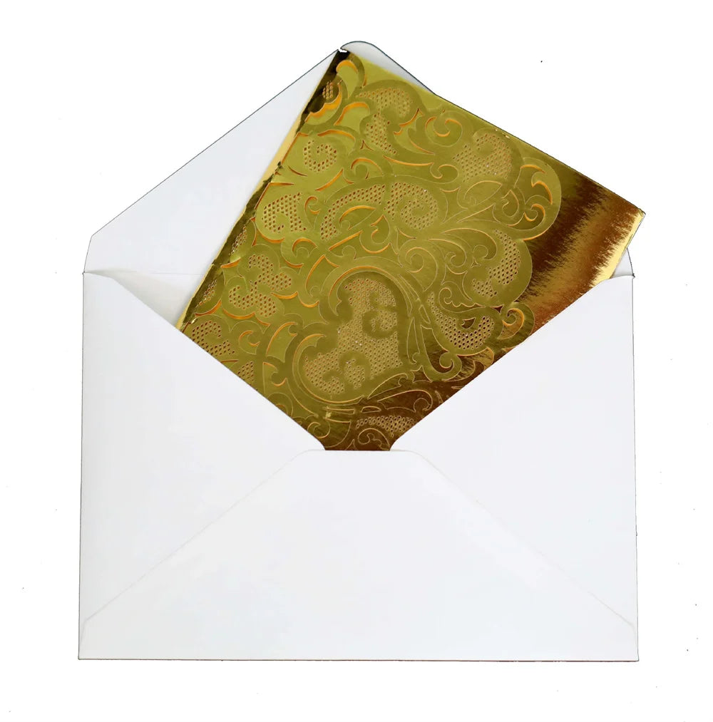 6 Pièces/Lot 3D Pop Up Mariés Ivoire Carte d'invitation de mariage Laser Poche Florale Douche nuptiale Invitations de fiançailles