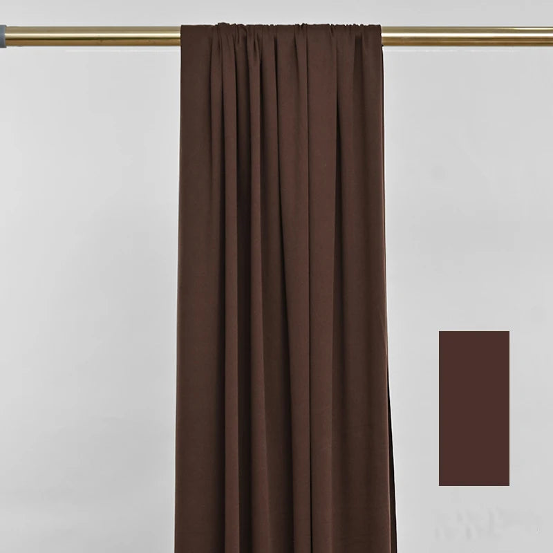 Tissu jersey extensible tricoté, bon drapé pour la décoration de mariage, les toiles de fond de fête, les rideaux, les arrière-plans de photographie, largeur 170 cm