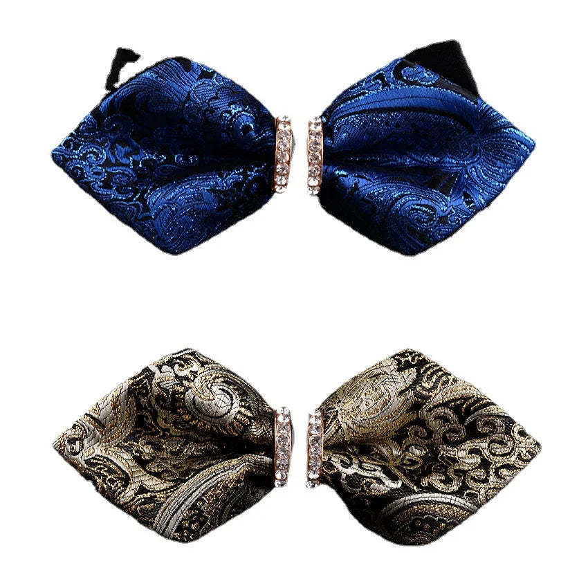 Nœud Papillon Fait à la Main de Haute Qualité pour Hommes, Banquet d'Affaires, Mariage, Hôte, Costume de Marié, Chemise, Bijoux, Cadeaux, Nœud Papillon en Velours