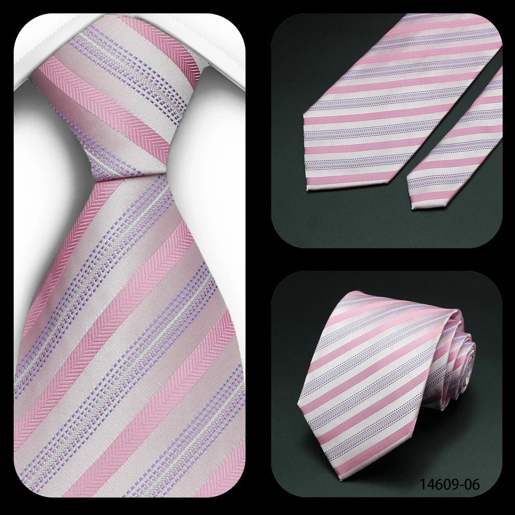 Men's 7cm Patterned Necktie | Stripes, Floral & Plaid | Groom & Wedding Party