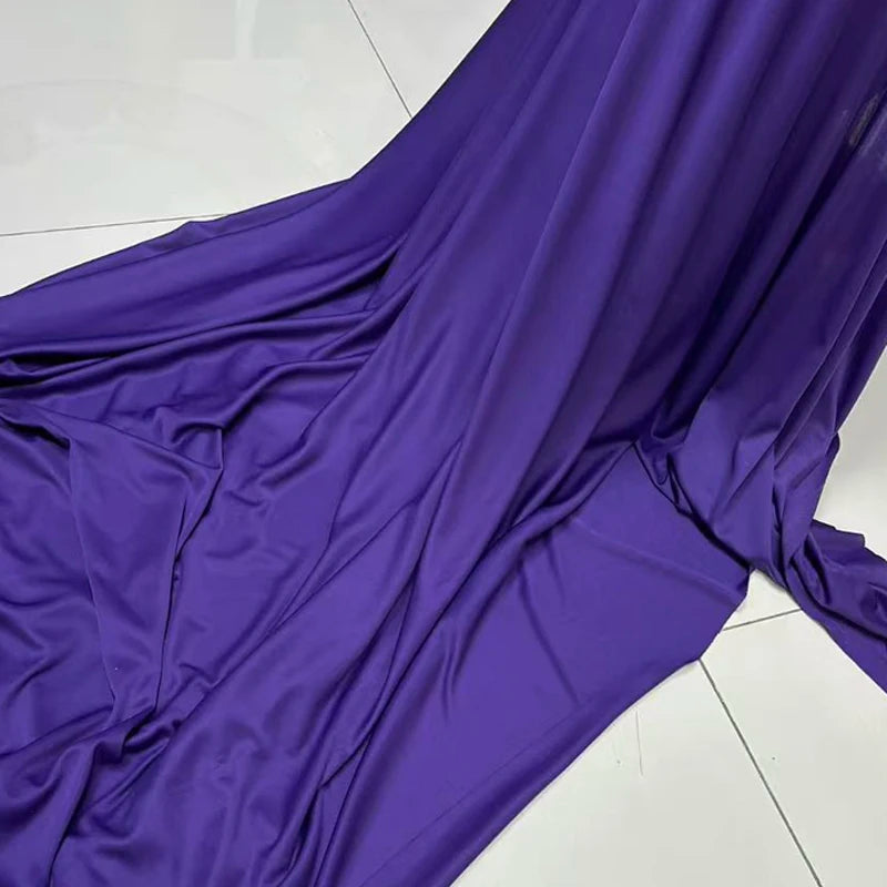 Tissu jersey extensible tricoté, bon drapé pour la décoration de mariage, les toiles de fond de fête, les rideaux, les arrière-plans de photographie, largeur 170 cm