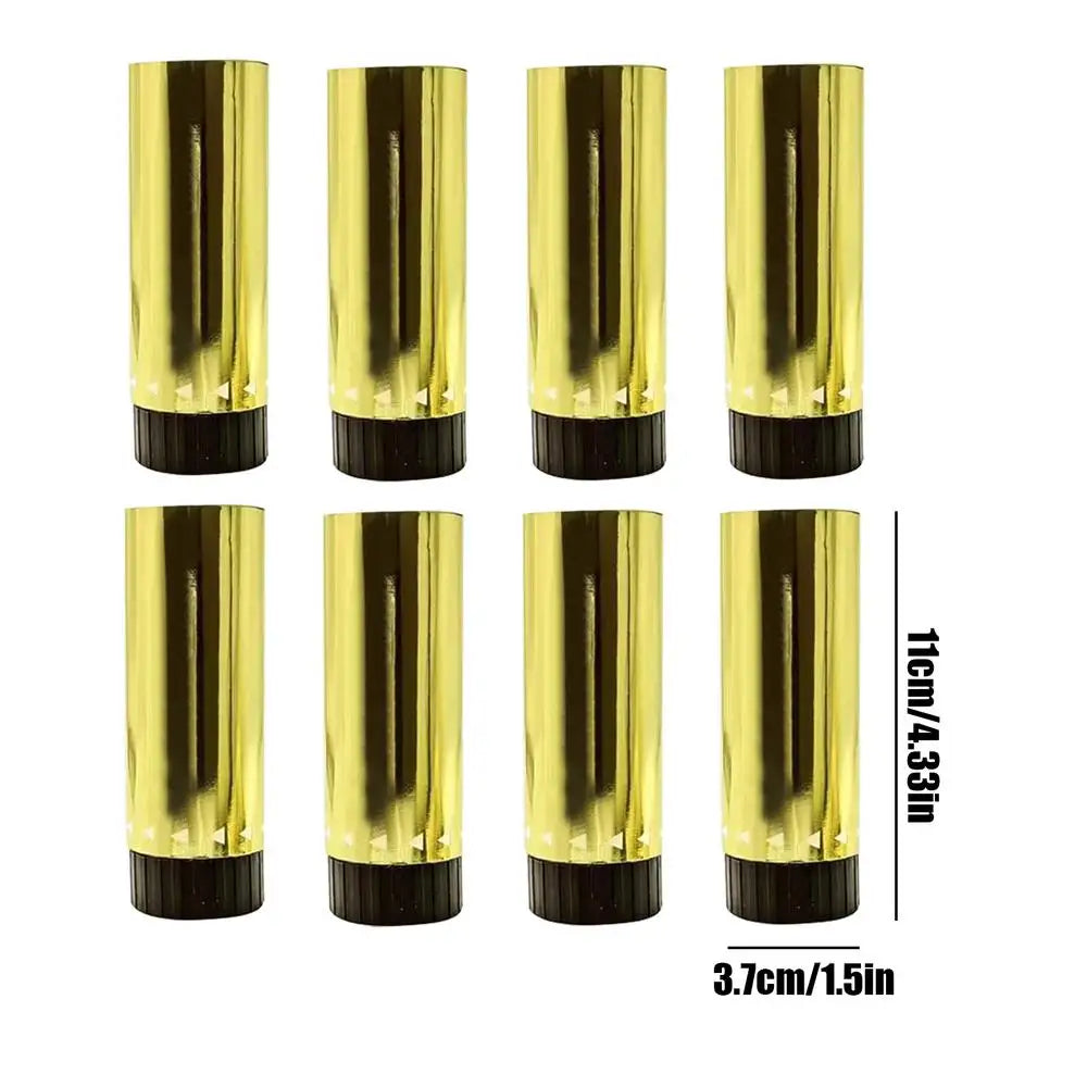 8pcs Confetti Cannons Confetis Weddings Launches Petal Launches Cannon Wedding Confetti Confetti Parties Fun Party Supplies
