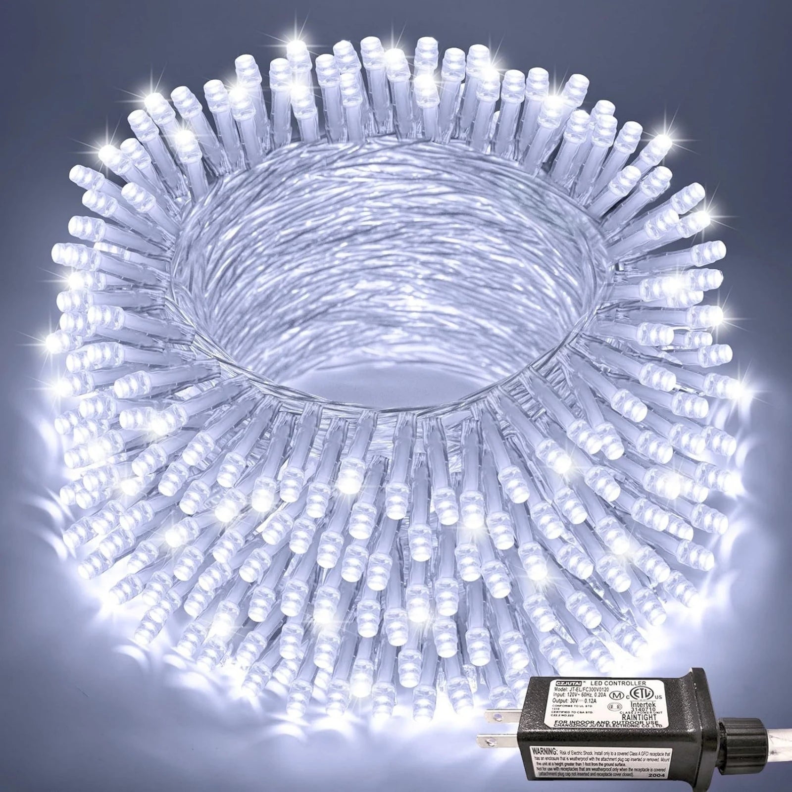 24V 100/800LED String Lights 8 Modes Waterproof Blue White Warm RGB LED Fairy Lights Courtyard Christmas Party Wedding Decor