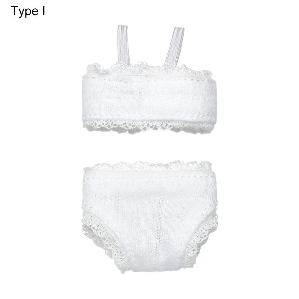 3 pièces/ensemble pyjamas colorés 3 en 1 vêtements sous-vêtements lingerie soutien-gorge robe dentelle accessoires de maison pour poupée 1/6