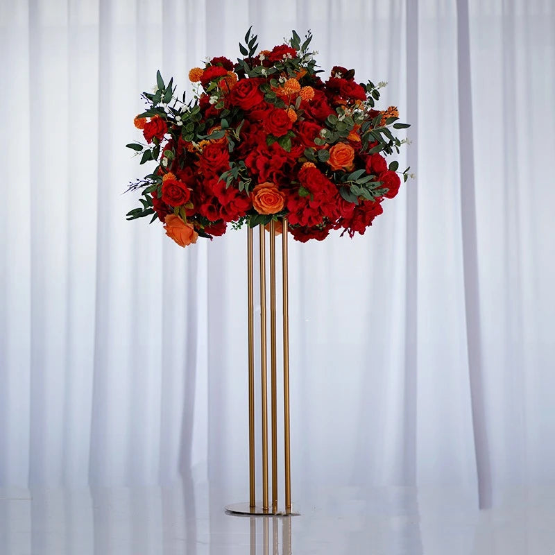 10 Supports de fleurs Centres de table de mariage Chemin de plomb pour événements Centres de table modernes pour la décoration