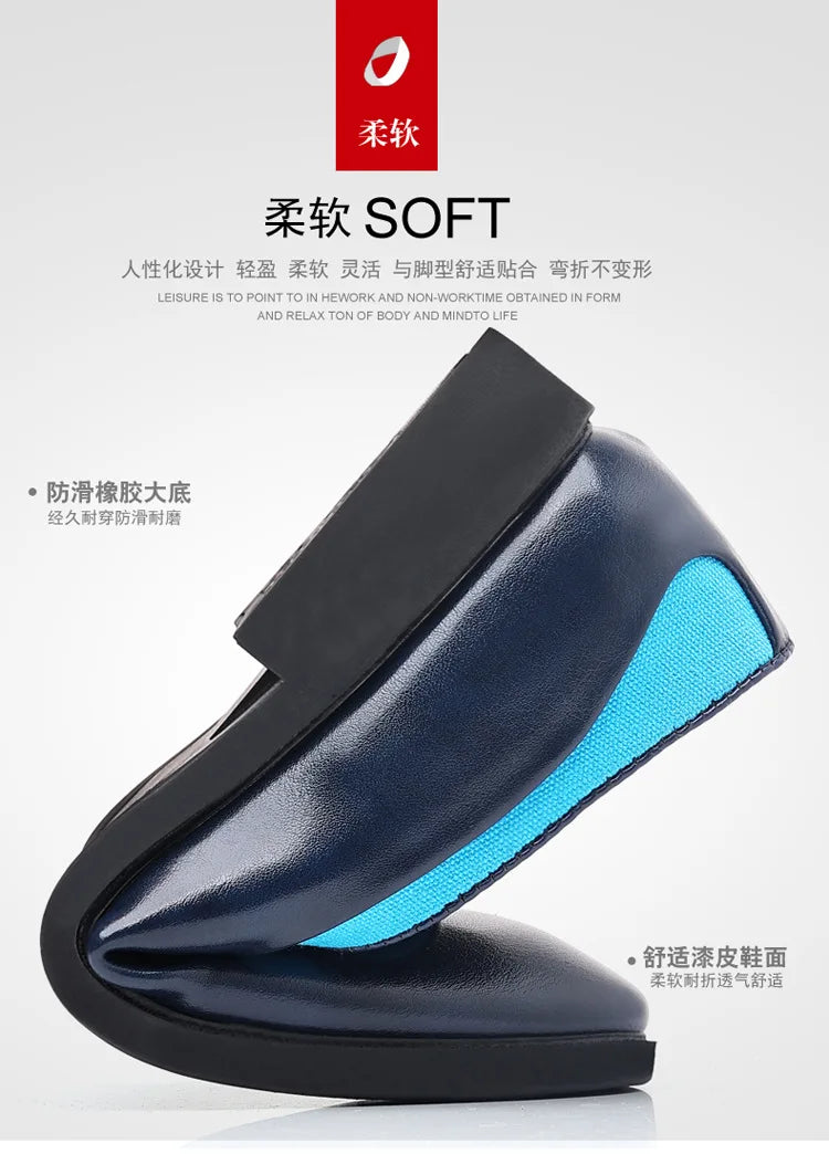 Chaussures Habillées Homme 2026 Nouvelles Chaussures en Cuir Décontractées Homme Chaussures Habillées d'Affaires en Cuir Tendance Polyvalentes Mocassins Bout Pointu à Enfiler