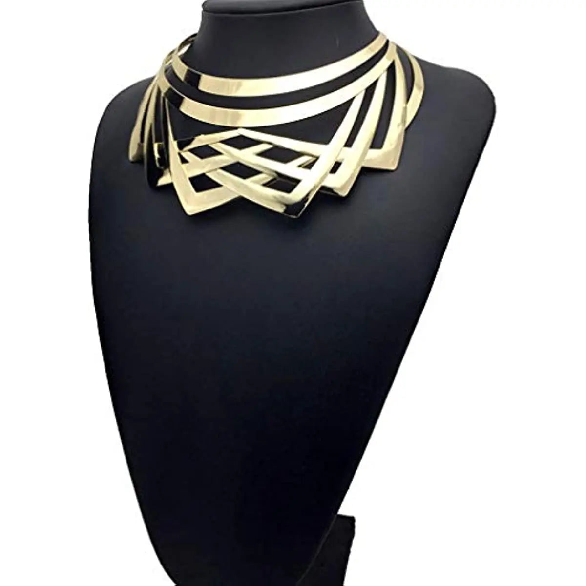Collier ras du cou gothique — Modèle court d'inspiration africaine