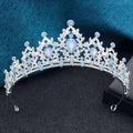 Couronnes et diadèmes de mariée princesse pour filles, bal de promo, anniversaire, robe de mariée, bijoux de cheveux, accessoires de tête de fête