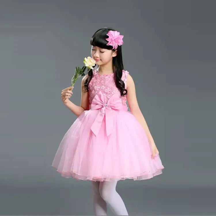Robe de demoiselle d'honneur pour mariage, pour bébé fille de 2 à 8 ans, tenues d'anniversaire, robes de première communion pour enfants, tenues de fête pour petites filles