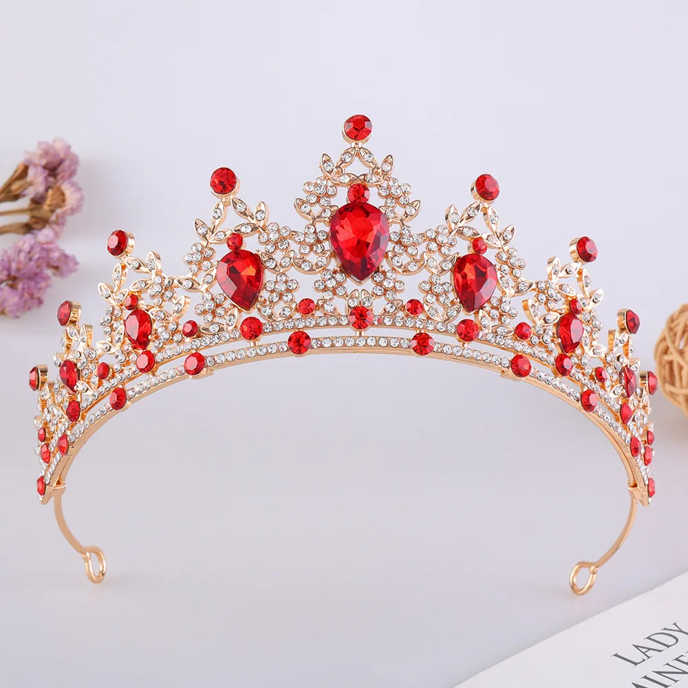 Couronnes et diadèmes de mariée princesse pour filles, bal de promo, anniversaire, robe de mariée, bijoux de cheveux, accessoires de tête de fête