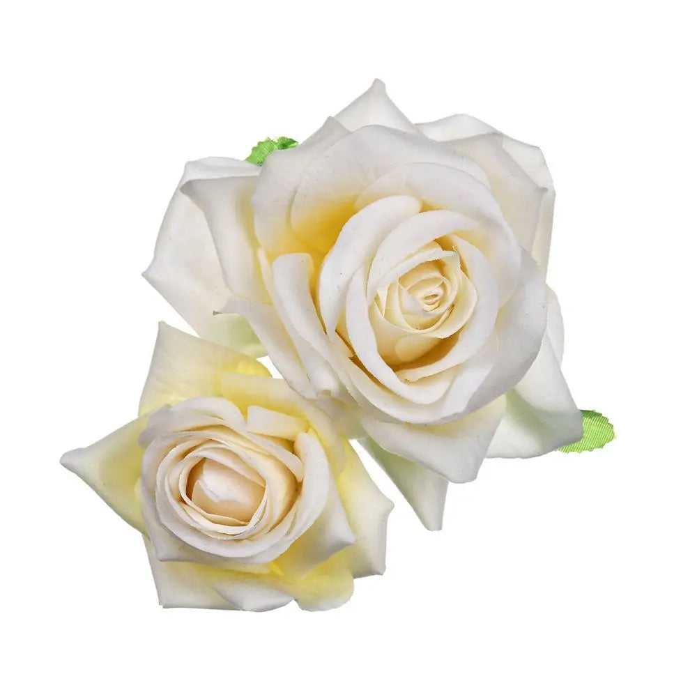 Accessoires de mariée élégants pour festival de mode Bijoux de cheveux de demoiselle d'honneur Double épingle à cheveux rose Pince à cheveux florale de mariée