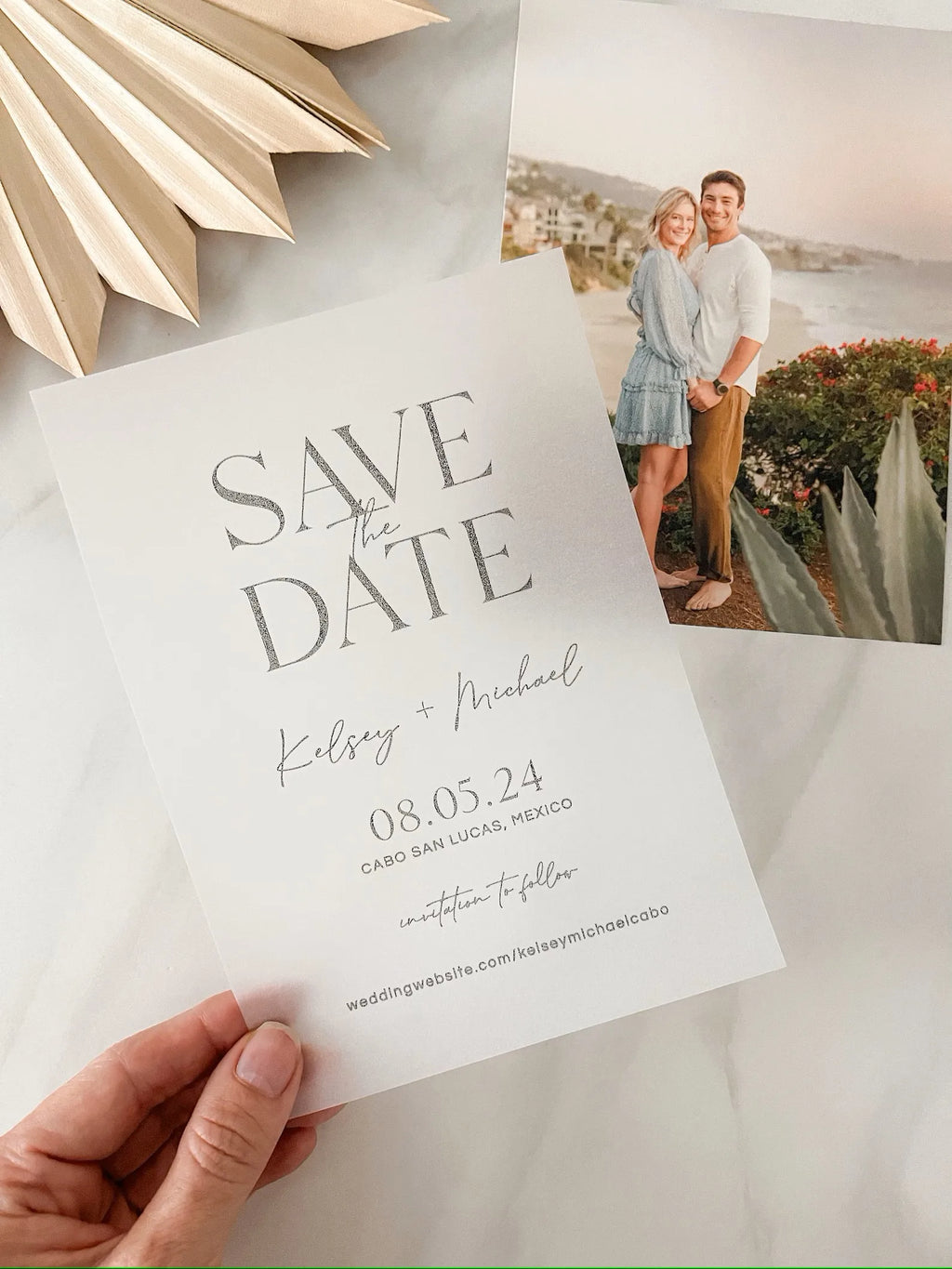 Faire-part de mariage élégant et personnalisé avec papier calque, annonce de mariage, fiançailles, nom personnalisé, fournitures de fête