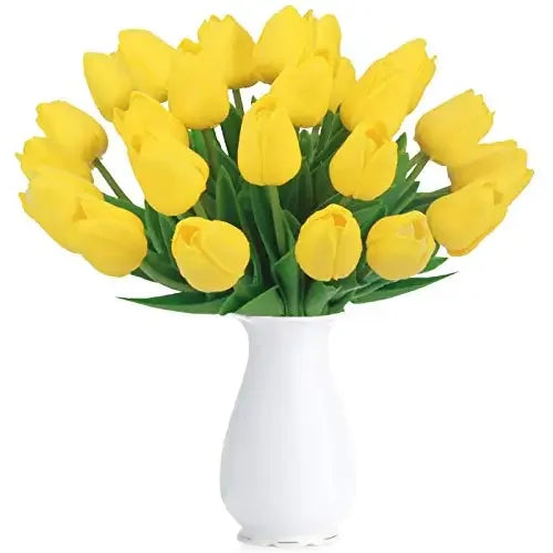 Tulipes noires artificielles "effet naturel" pour décoration de mariage (Lot de 20)