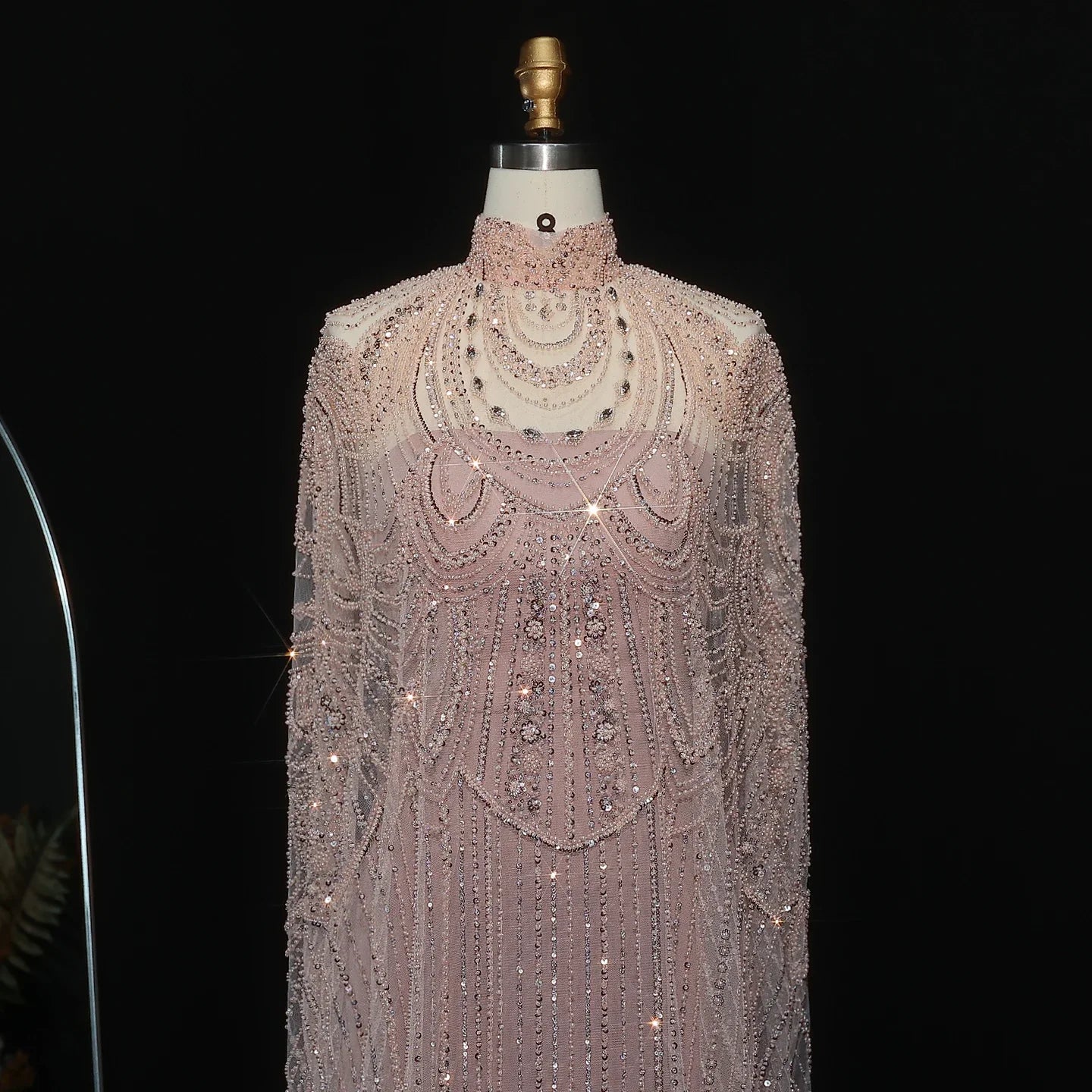 Robes de soirée personnalisées, robe de bal de luxe sexy, Caftan, robe de mariée nude, formelle, élégante et exquise, robe de soirée de haute qualité pour femmes