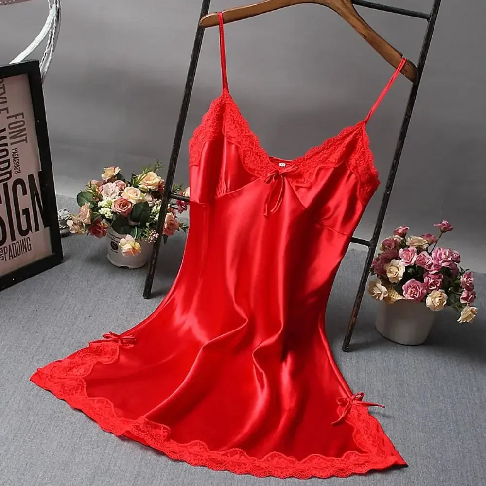 Chemise de nuit en dentelle patchwork sexy Lingerie Chemise de nuit Robe de mariée Vêtements de nuit Robe de nuit sexy pour femmes