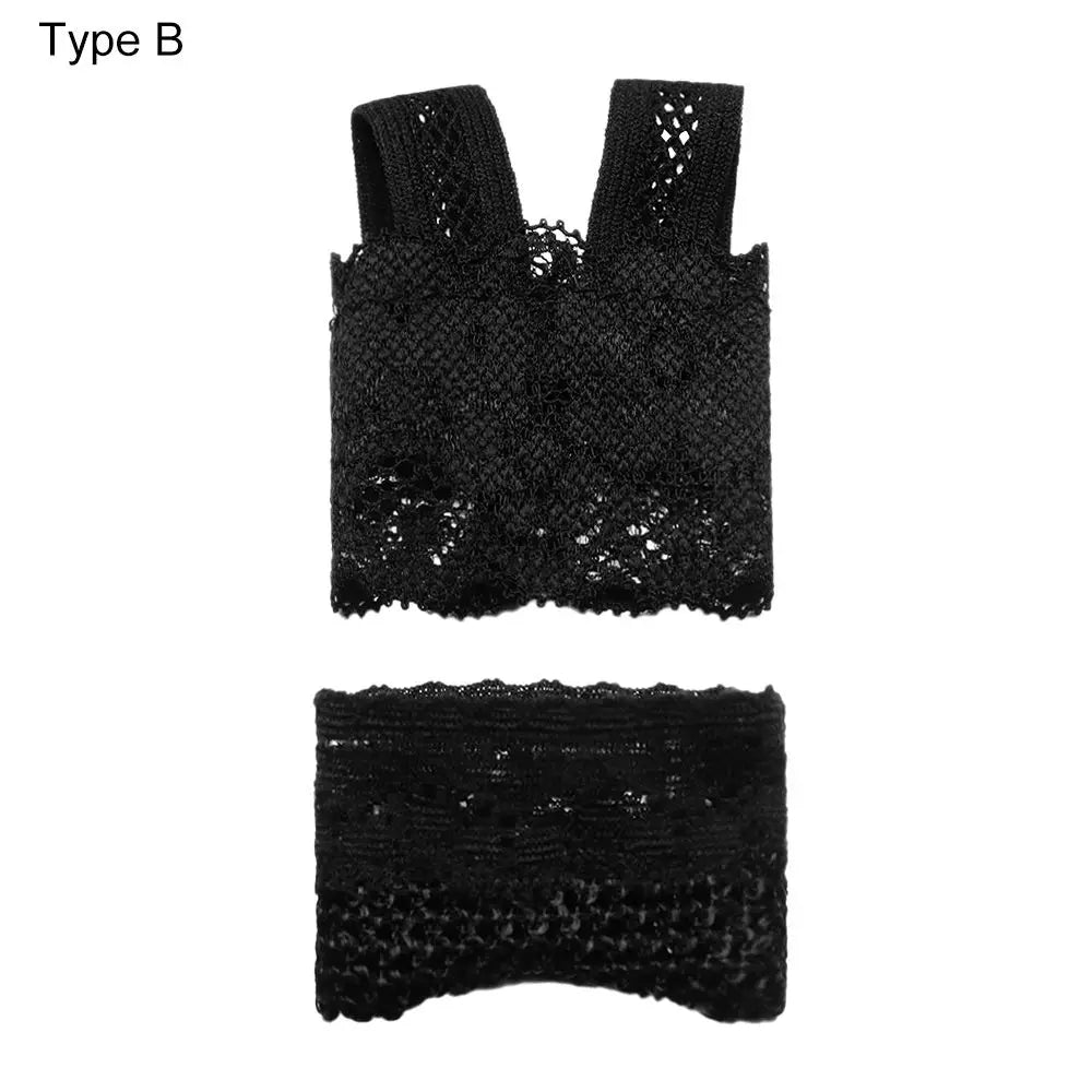 3 pièces/ensemble pyjamas colorés 3 en 1 vêtements sous-vêtements lingerie soutien-gorge robe dentelle accessoires de maison pour poupée 1/6
