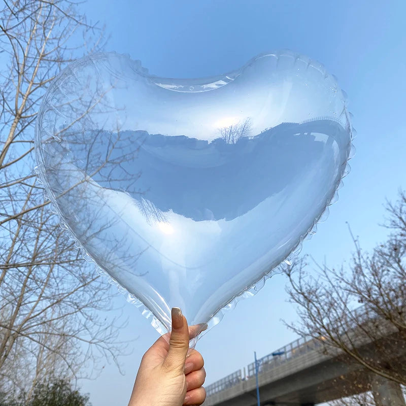 Ballon lumineux transparent Cœur Licorne Étoile LED Ballons Bobo Lumineux pour Fête d'Anniversaire Enfants Mariage Décor Fournitures de Fête
