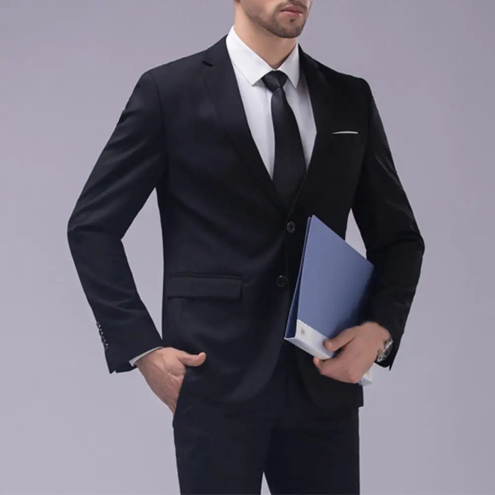 Men's Slim Fit 2-Piece Suit Set | Blazer & Pants | Groom & Wedding Party