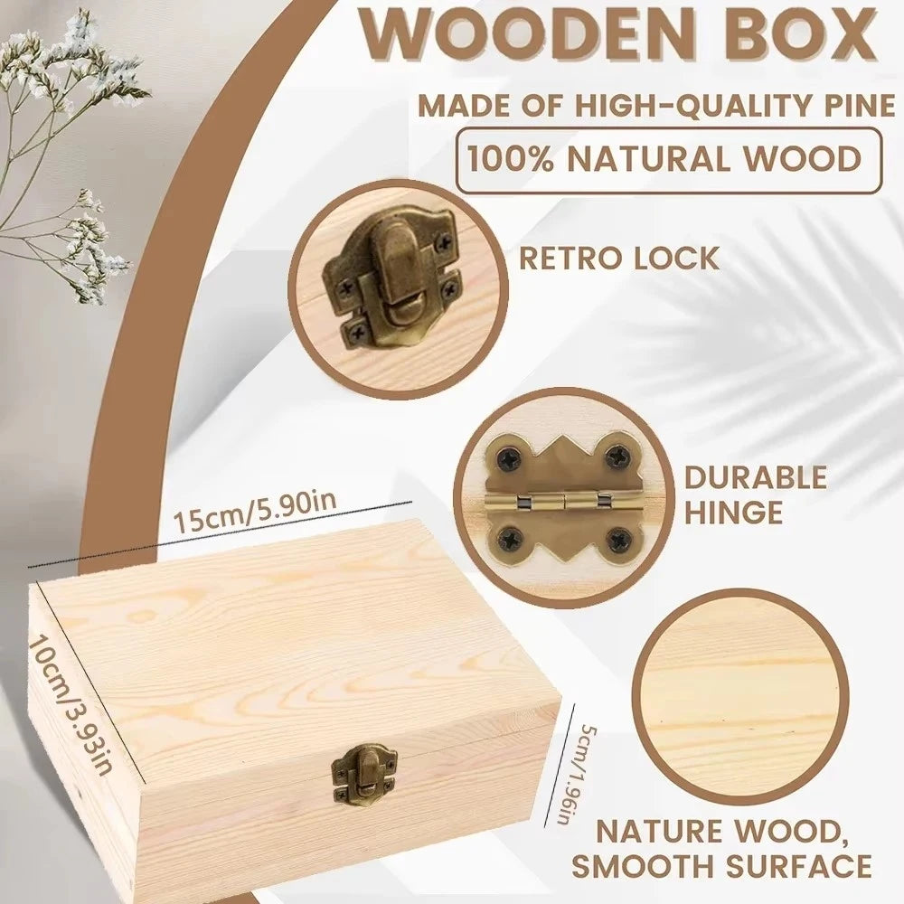 Personalized Wedding Memory Keepsake Box Custom Bridal Bride Box for Wedding Wooden Gift Box with Couple Name Anniversary Gift