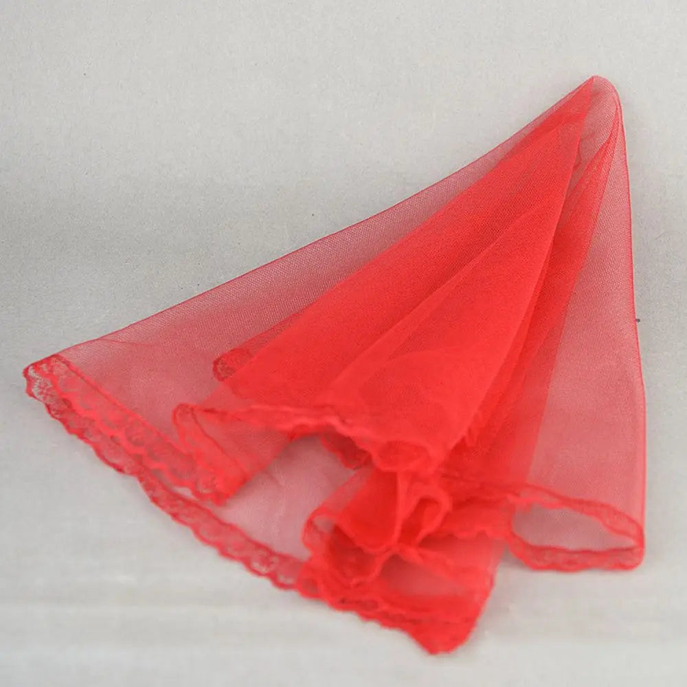 Voile de mode pour chapeau, voile de mariée, coiffe, voile de dentelle, long voile de mariage blanc 1/6 BJD