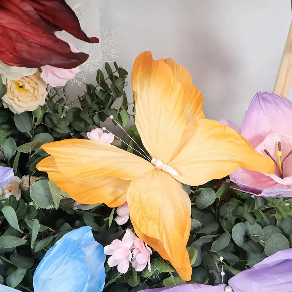 Butterfly Party Decoration Large Artificial Paper Butterfly for Wedding Party Banquet Home Garden Background Decor