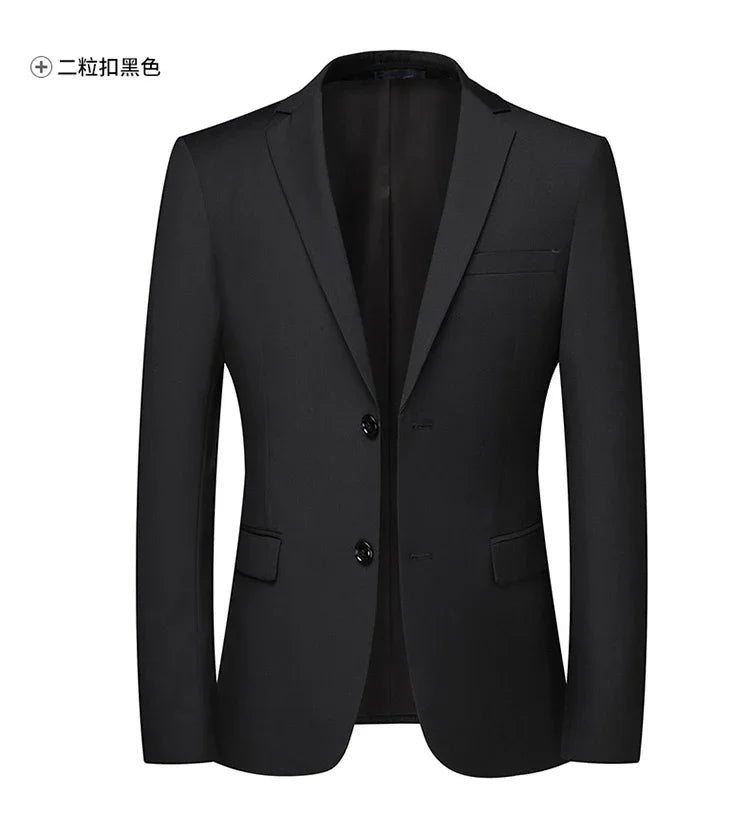 Men's Solid Color Wedding Blazer | Groom & Best Man Suit Jacket
