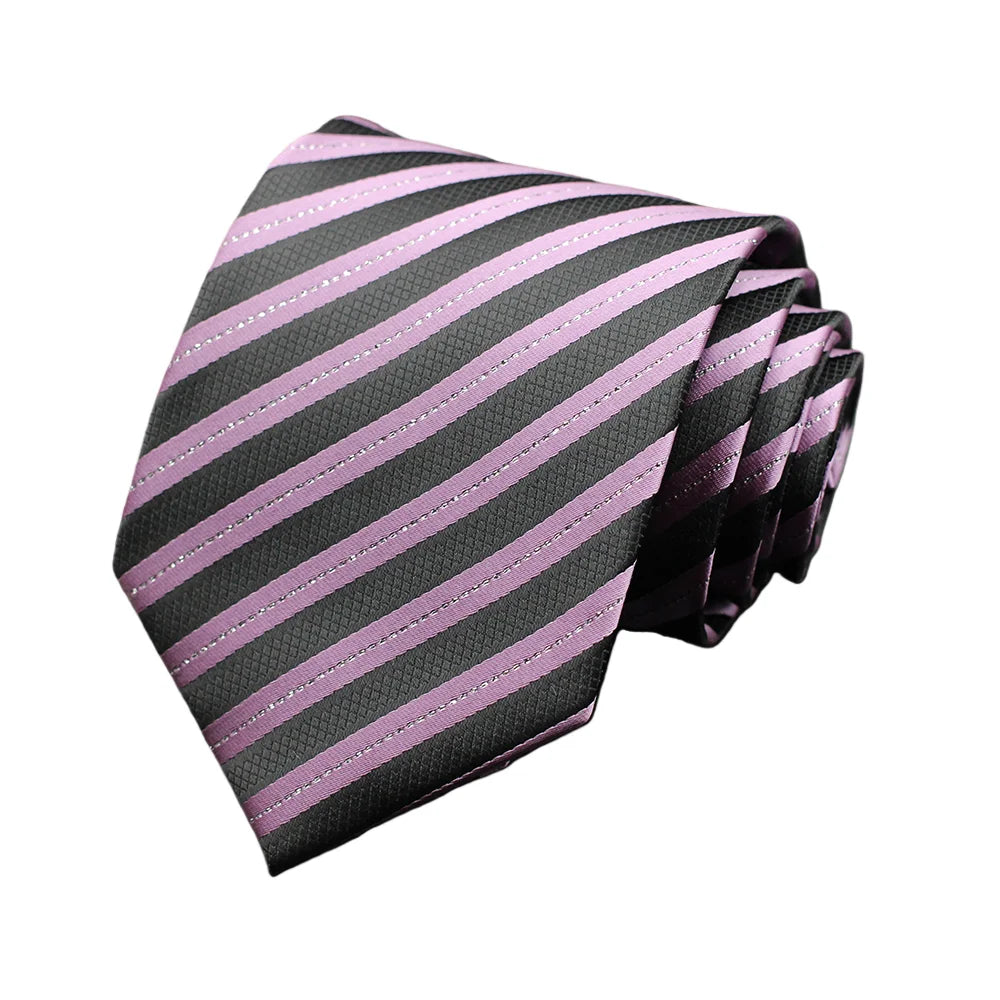 Men's 7cm Patterned Necktie | Stripes, Floral & Plaid | Groom & Wedding Party