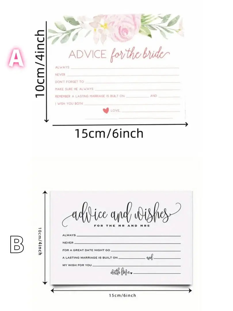 Lot de 50, Cartes de vœux et de bénédictions pour dîner de mariage, Cartes de table pour événement, Cartes de décoration d'événement inscriptibles, Fête de mariage Su