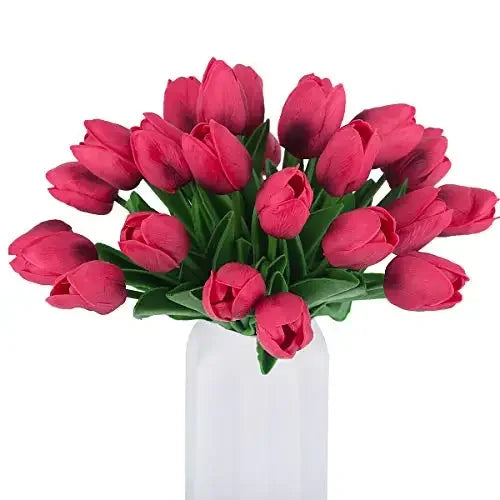 Tulipes noires artificielles "effet naturel" pour décoration de mariage (Lot de 20)