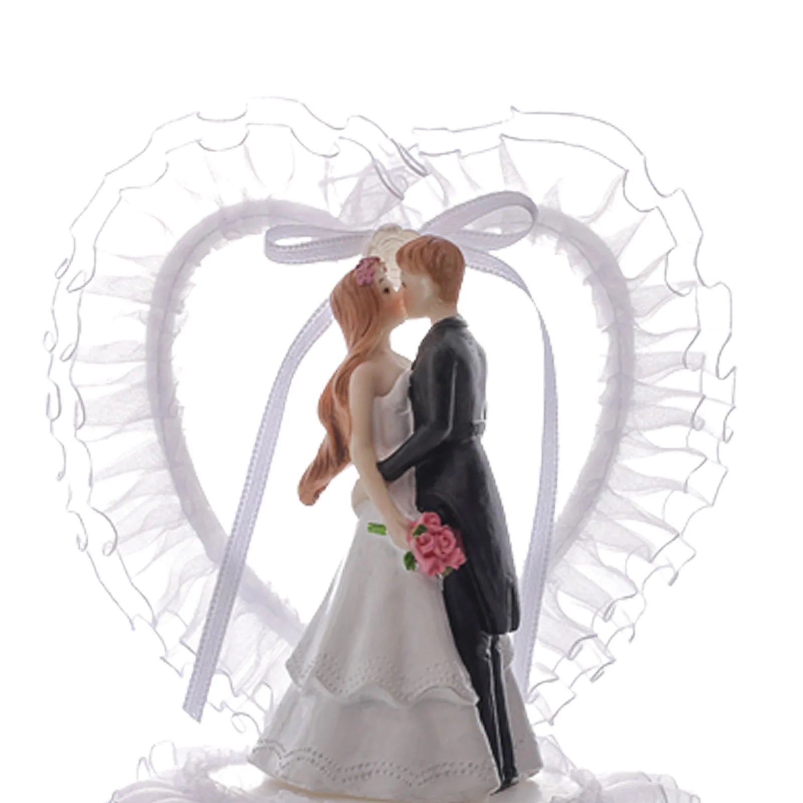 Décorations de gâteau de mariage pour mariés – Cadeau souvenir romantique pour dessert de fête de fin d'année