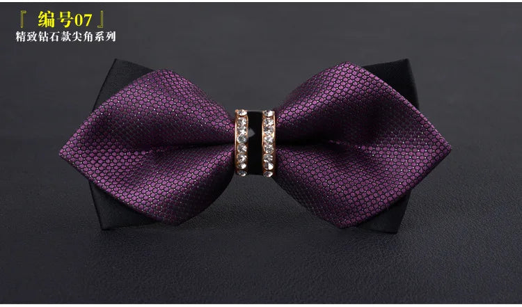 Nœud Papillon Fait à la Main de Haute Qualité pour Hommes, Banquet d'Affaires, Mariage, Hôte, Costume de Marié, Chemise, Bijoux, Cadeaux, Nœud Papillon en Velours