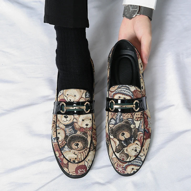 Groom's Patent Leather Loafers | Men's Wedding & Prom Dress Shoes