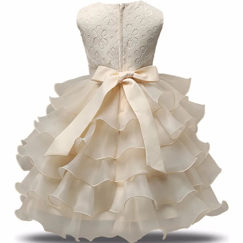 Robe de demoiselle d'honneur pour mariage, pour bébé fille de 2 à 8 ans, tenues d'anniversaire, robes de première communion pour enfants, tenues de fête pour petites filles