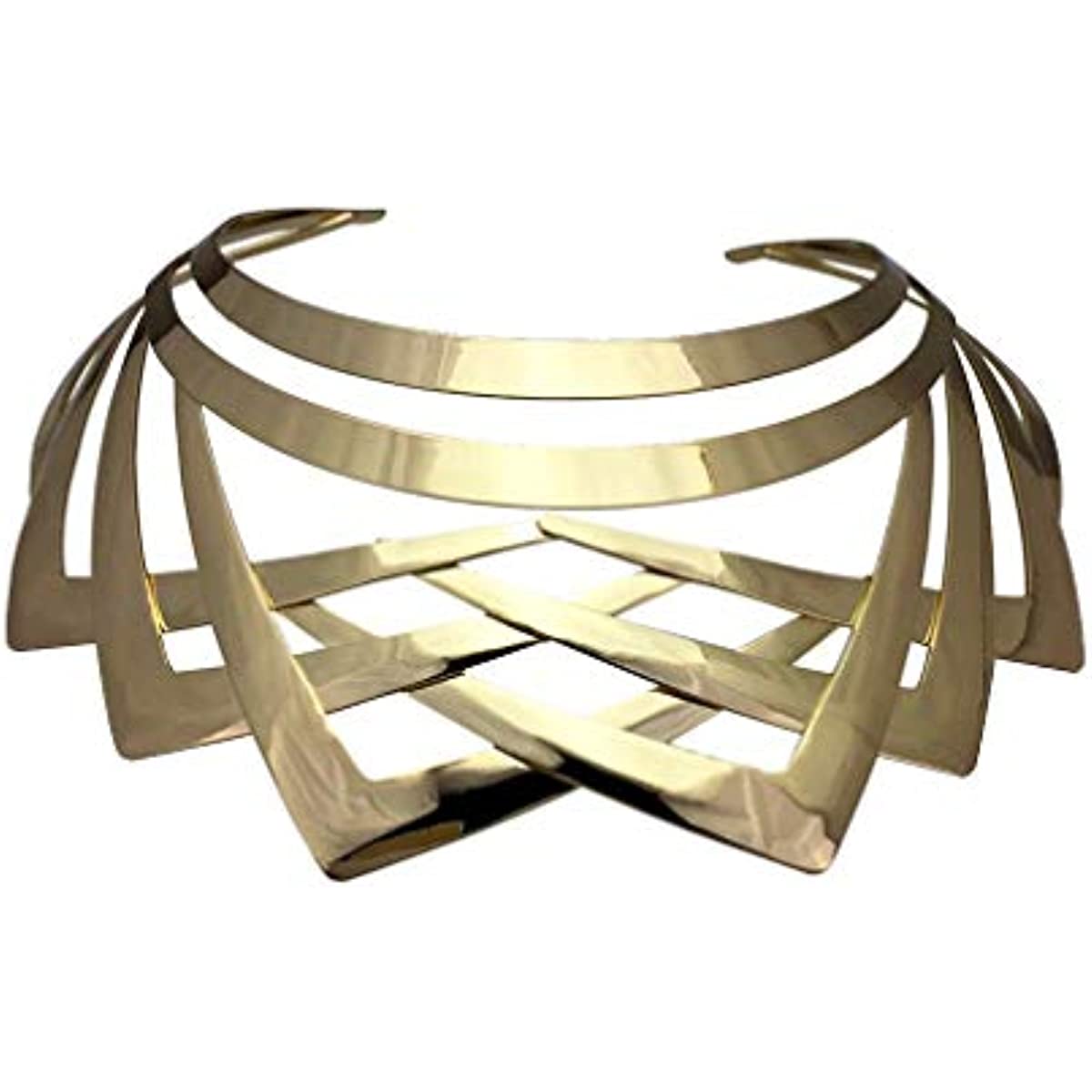 Collier ras du cou gothique — Modèle court d'inspiration africaine