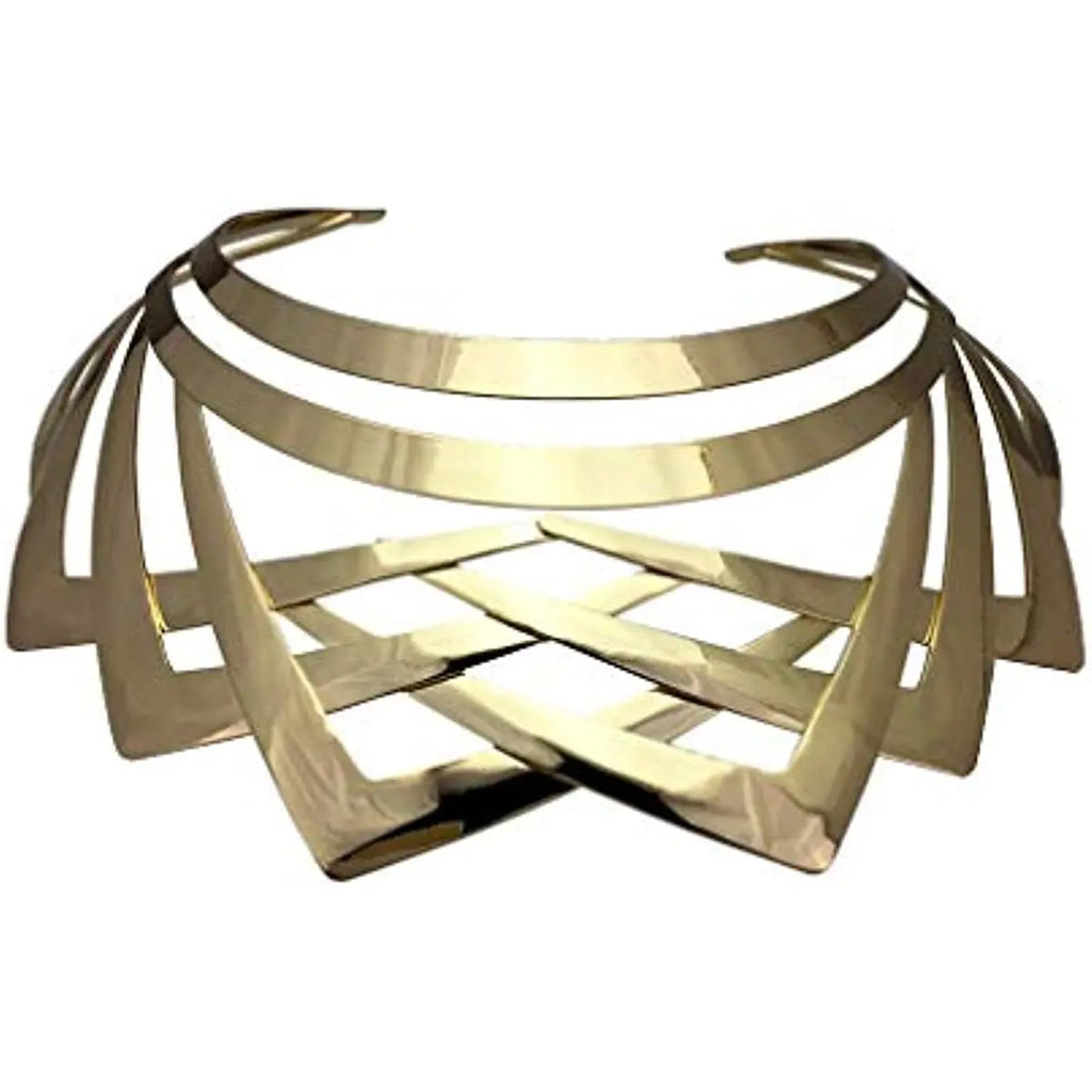 Collier ras du cou gothique — Modèle court d'inspiration africaine