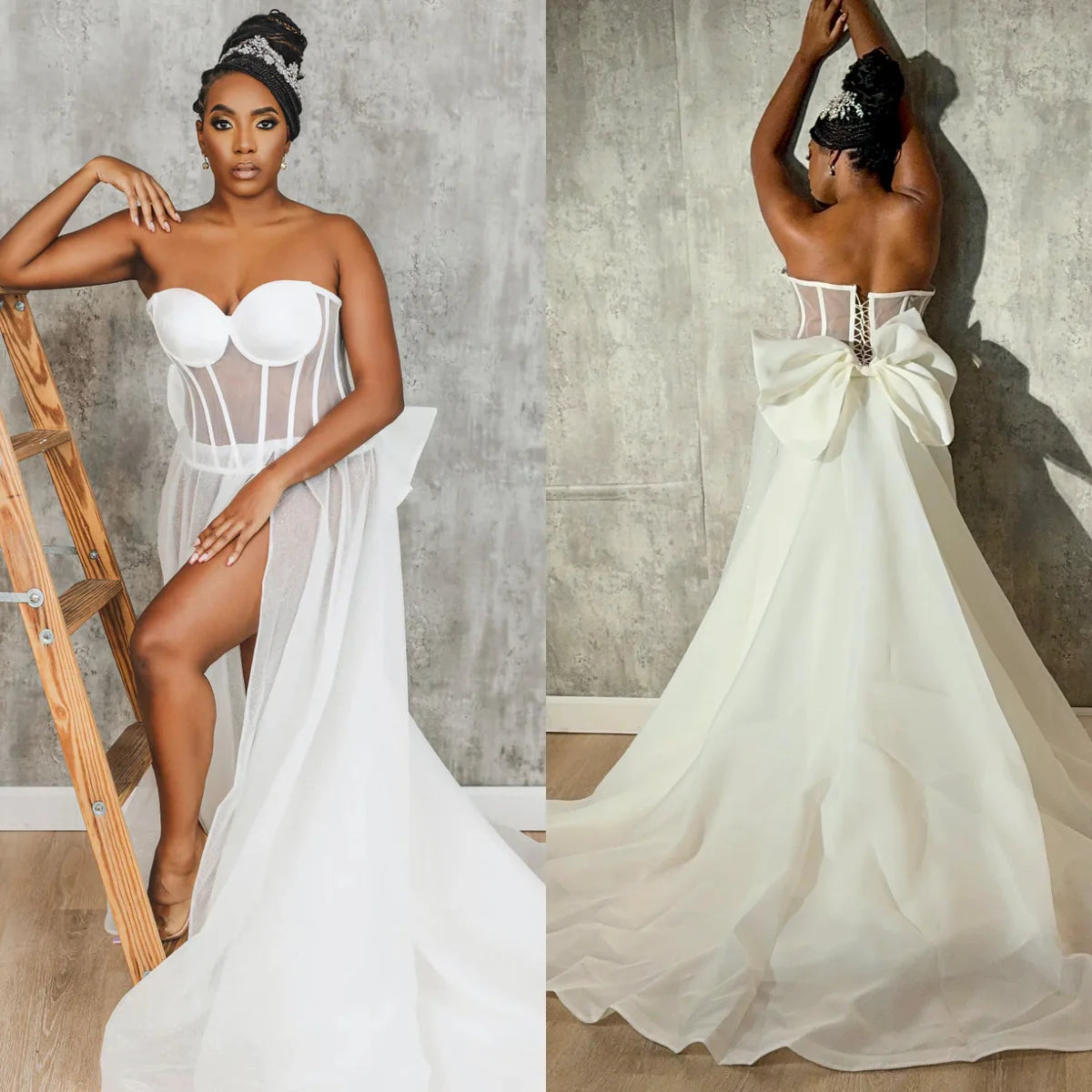 Robe de mariée sexy et chemise de nuit, robes de mariée sans manches, séance photo, robe de maternité pour photographie