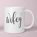 Hubby & Wifey Ceramic Mug | Wedding Gift Coffee Cup for Newlyweds