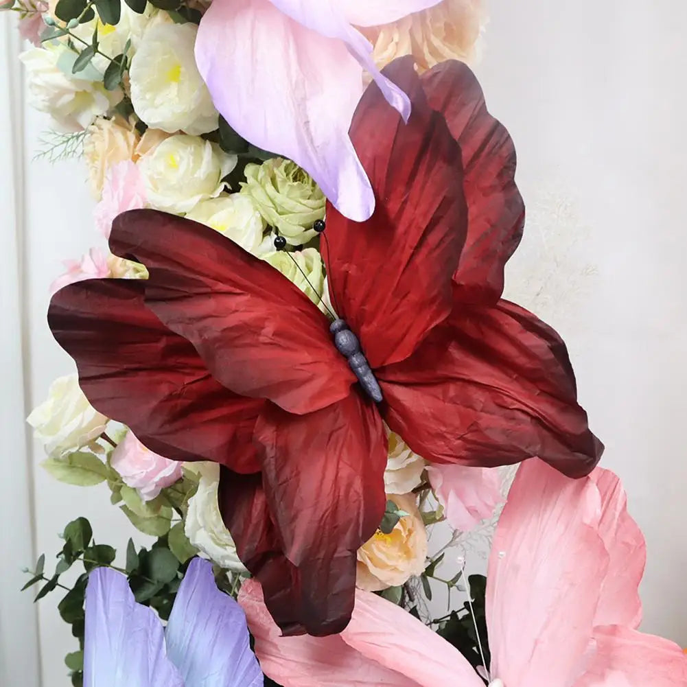 Butterfly Party Decoration Large Artificial Paper Butterfly for Wedding Party Banquet Home Garden Background Decor