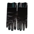Gants de mariage femme courts poignet satin avec nœud perle blanc jaune rouge rose bleu cadeaux de fête de mariage accessoires de mariage nouveau
