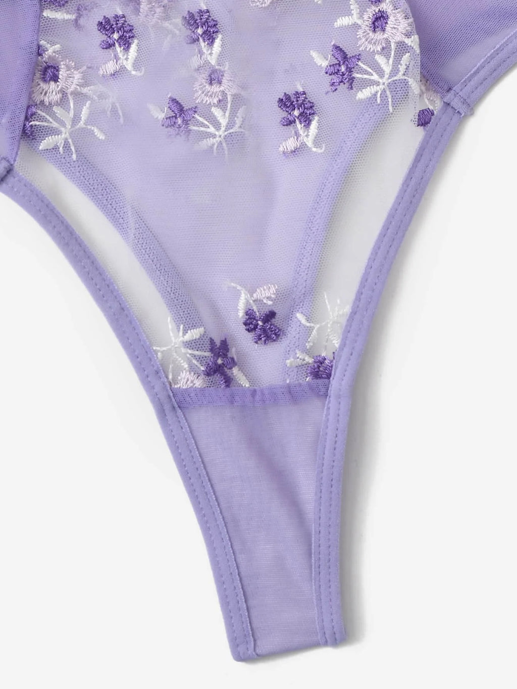 Lingerie Sexy Broderie Florale Sous-Vêtements Dentelle Transparente Court Kits de Soins de la Peau Ensemble Fée Délicate Femme 2 Pièces