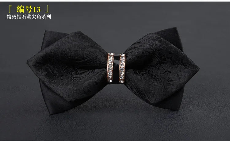 Nœud Papillon Fait à la Main de Haute Qualité pour Hommes, Banquet d'Affaires, Mariage, Hôte, Costume de Marié, Chemise, Bijoux, Cadeaux, Nœud Papillon en Velours